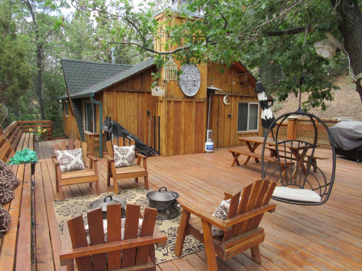 Hillside Hideaway -View Of Ski Slope From Charming Deck Villa Big Bear Lake Exterior photo