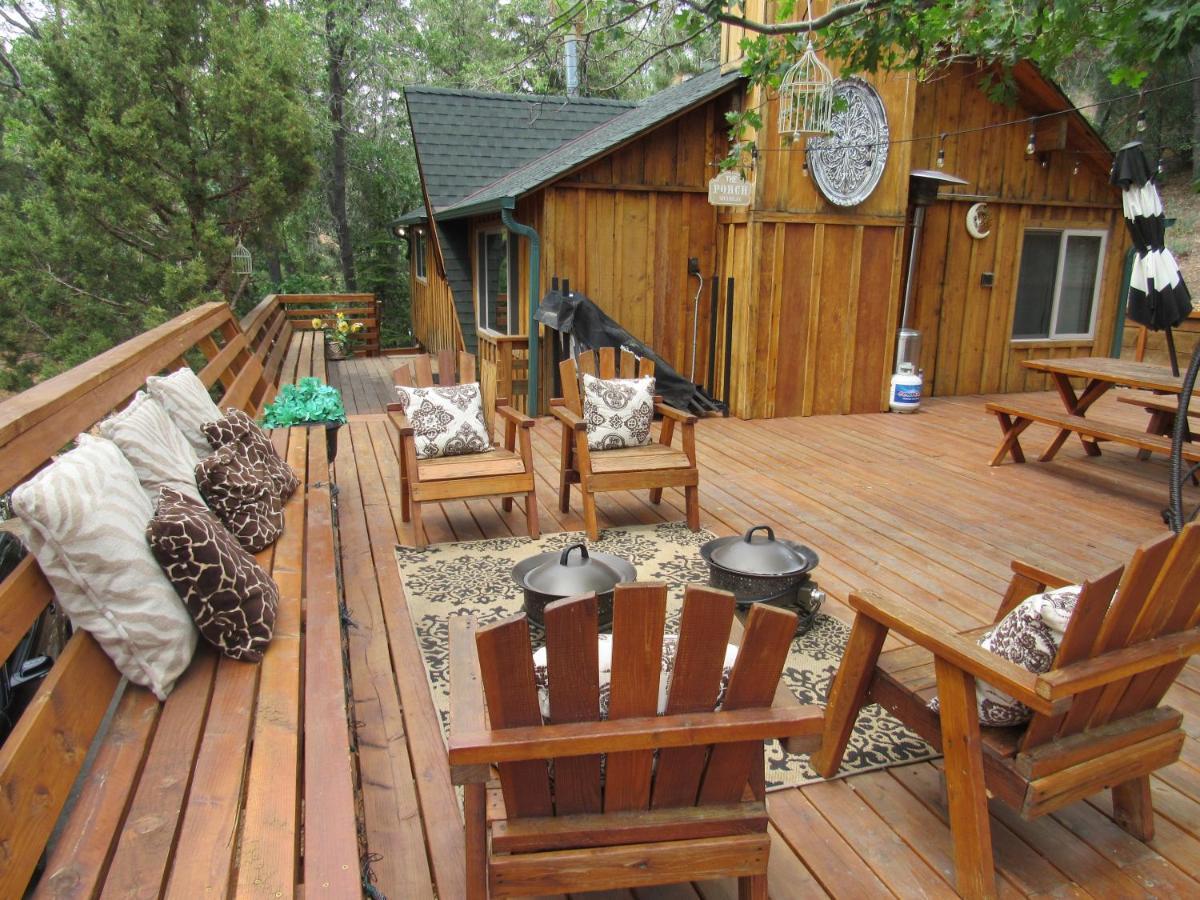 Hillside Hideaway -View Of Ski Slope From Charming Deck Villa Big Bear Lake Exterior photo